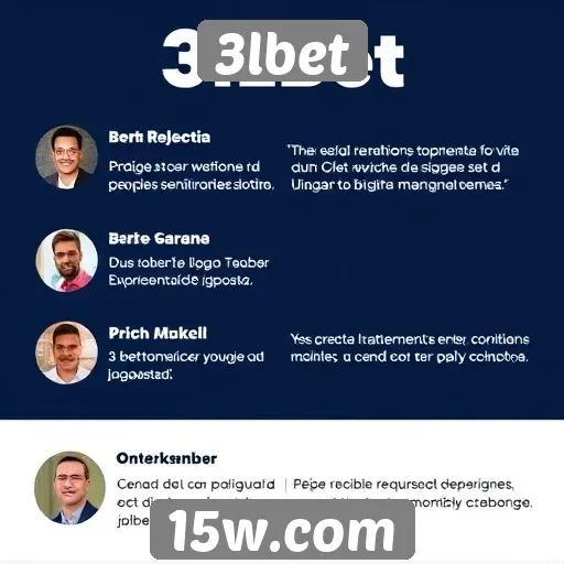 Depoimentos de usuários sobre experiências no 3lbet